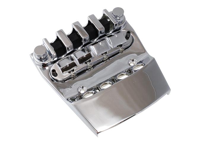 Bridge and Tailpiece for Rickenbacker Bass, Chrome