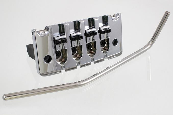 Hipshot bass tremolo bridge with 2-1/4 inch (57mm) String Spacing
