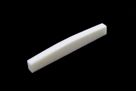 Flat Bottom Nut For Fender Guitars, Radiused Top, 42.86 x 6.35 x 3.18 mm