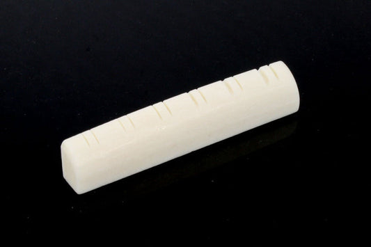 Bone Nut for 12 String Guitar, Slotted, 49.2mm x 5.6mm x 9.5mm