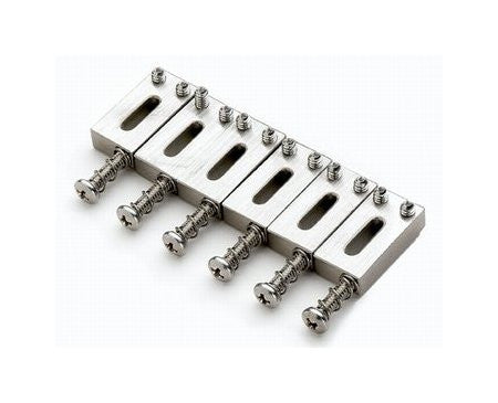 Bridge saddles for Strat - rectangular w off-set screw - GraphTech