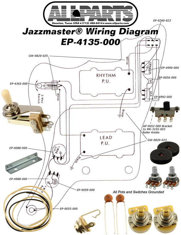 Wiring kit for Jazzmaster®