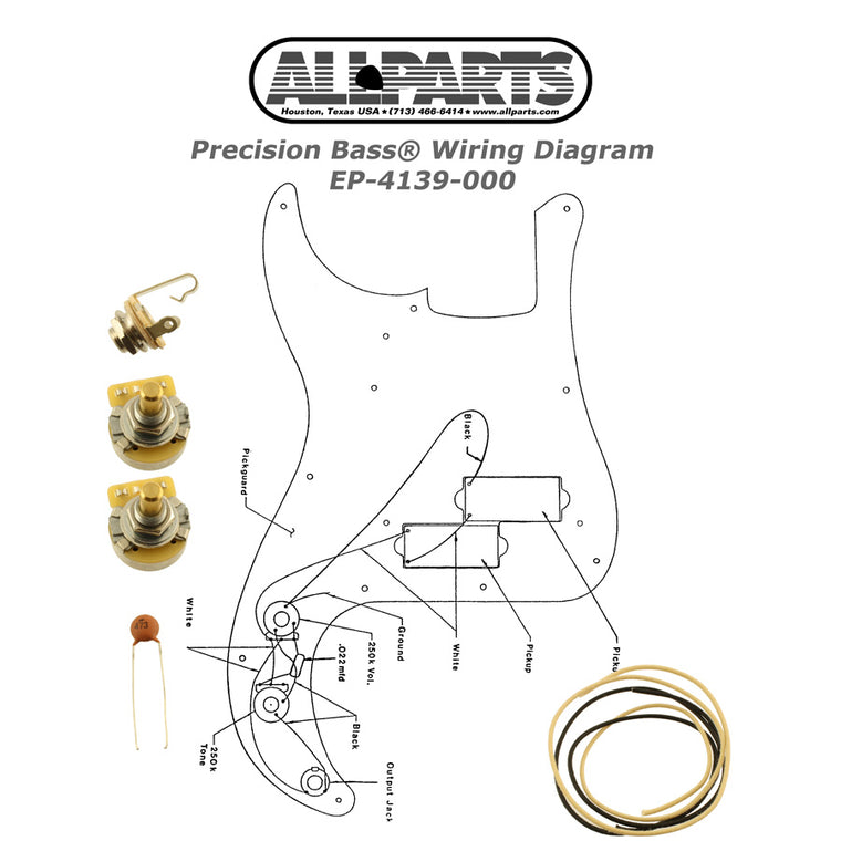 Wiring kit for PBass®