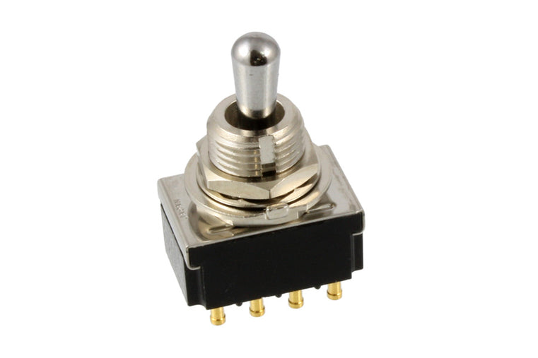 4-Pole Toggle Switch, On-On-On, 12 terminals