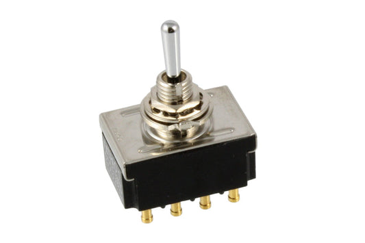 4-Pole Mini Switch, On-On-On,12 terminals