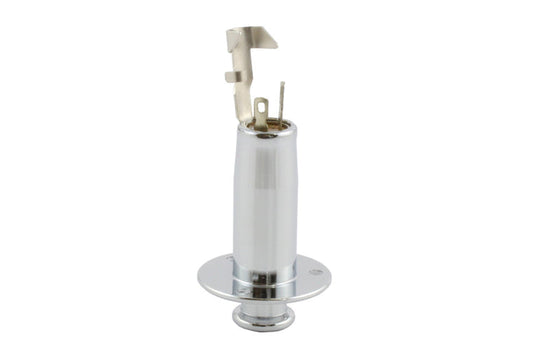 Stereo Endpin Jack Socket, Flange Mount with 3 Exterior Screwholes