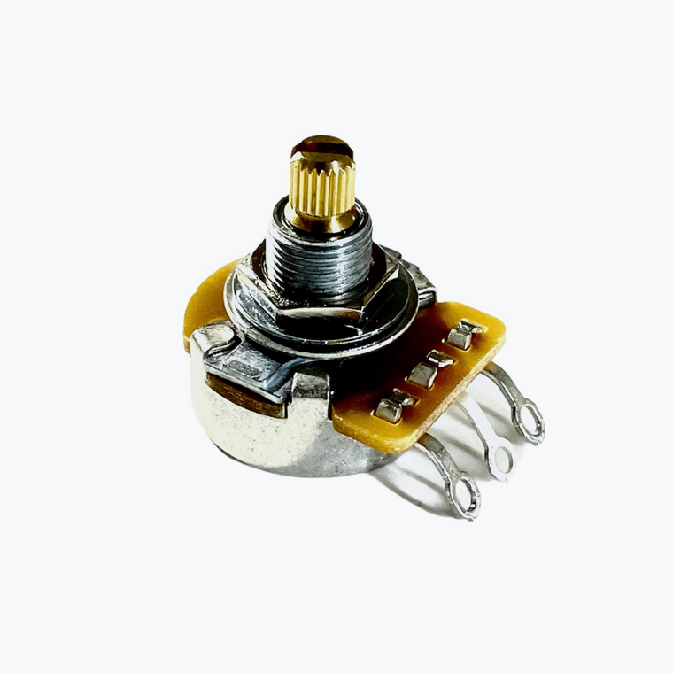 CTS 250K Split Shaft Audio Pot with a Short Spline