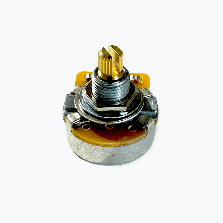 CTS 250K Split Shaft Audio Pot with a Short Spline