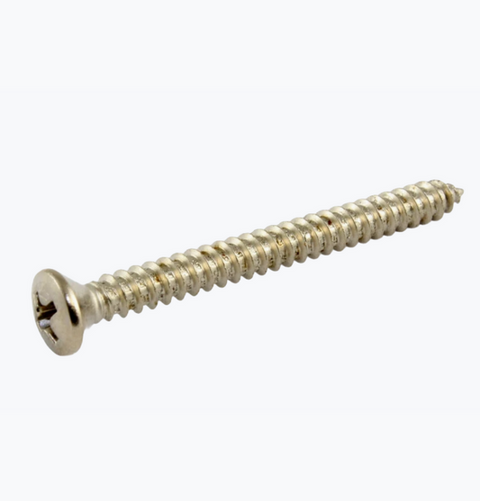 Neck Plate Screws, Phillips Head, #8 x 1-3/4 inch (44.5m)