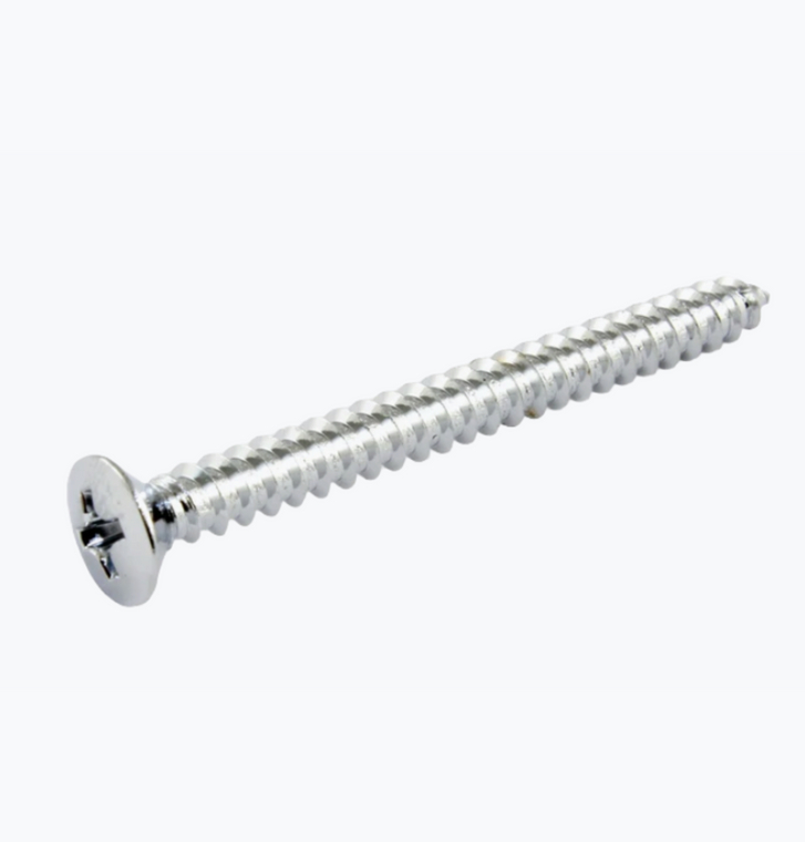 Neck Plate Screws, Phillips Head, #8 x 1-3/4 inch (44.5m)
