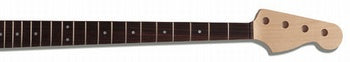 Jazz Bass Unfinished Replacement Neck, Rosewood Fingerboard