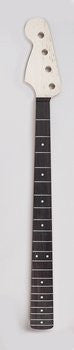 Bass neck - replacement neck for J Bass  - rosewood fingerboard - no finish - left-handed
