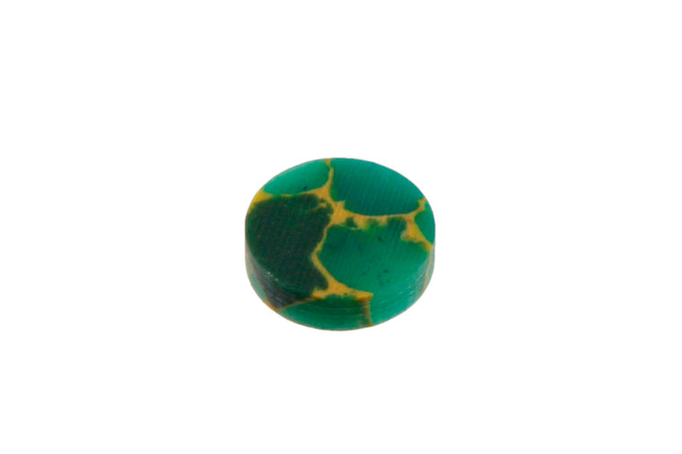 Stone Inlay Dots - 1/4 inch (6.35mm), Pack of 12