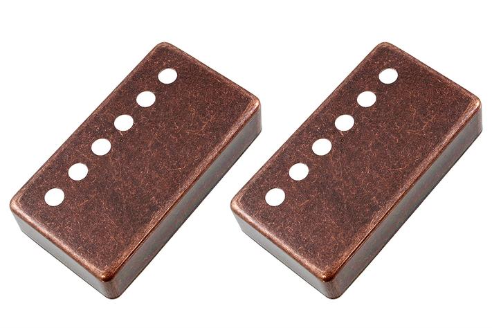 Pickup covers for Humbuckers - nickel-silver - 53mm (2-3/32 inch) spacing, set of 2