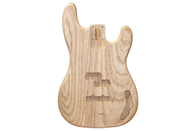 P-J Bass Replacement Body, Unfinished - Swamp Ash