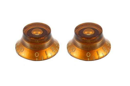 Knobs - bell knobs - vintage style numbers (pack of 2)
