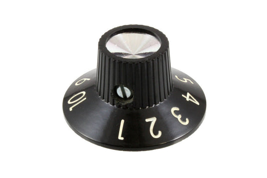 Amp knobs - Fender style - w set screw fits USA solid shaft - 2 pcs
