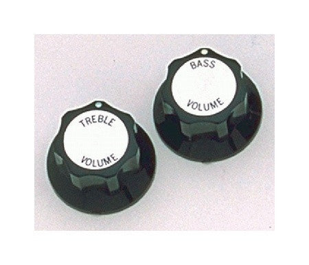 Knobs - treble/bass knobs for Rickenbacker - fits split shaft pot - volume