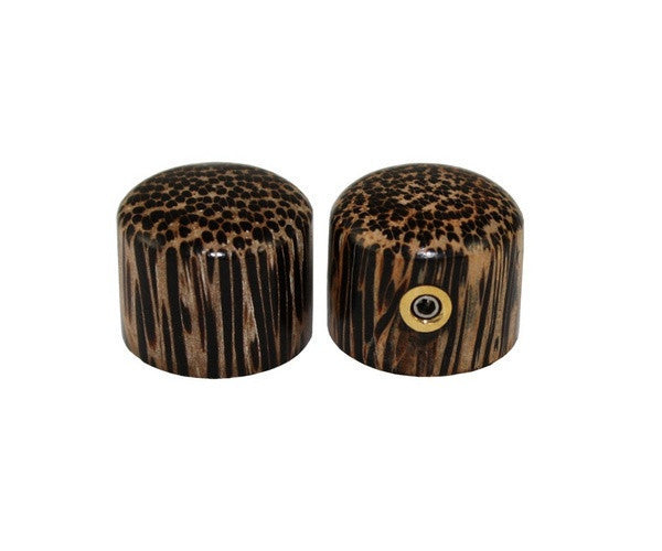 Knobs - Tiger Wood knobs (2) w set screw