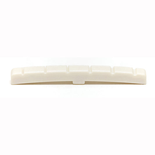 GraphTech nut for  Fender guitar, curved, w string slots   1-11/16 inch (42.86mm) wide