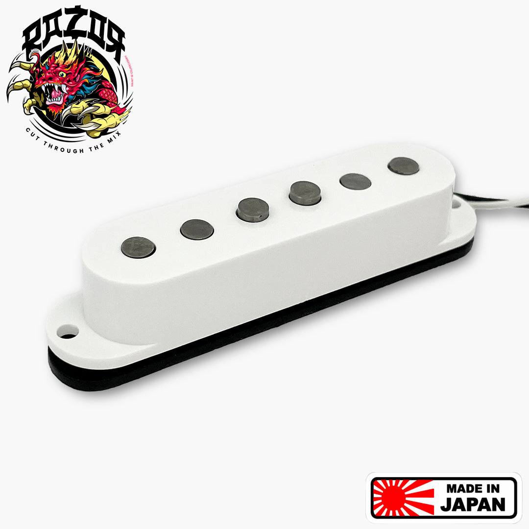 Razor® 'Burūmūn Blue Moon Pickup For Stratocaster® - White