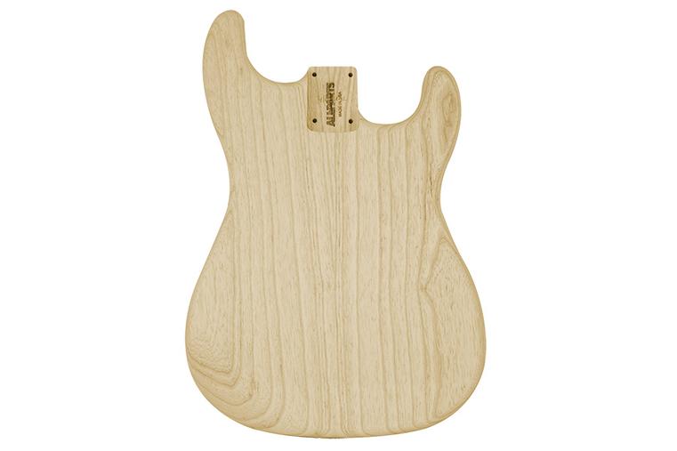 Strat Replacement Body, Unfinished - Swamp Ash with Neck Pocket Routing Only, No Pickup Routing