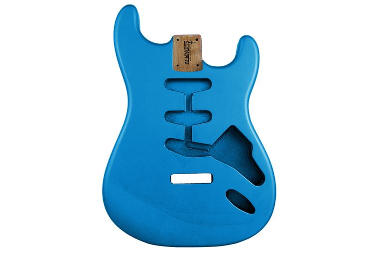 Strat Replacement Body with Polyurethane Finish - Lake Placid Blue
