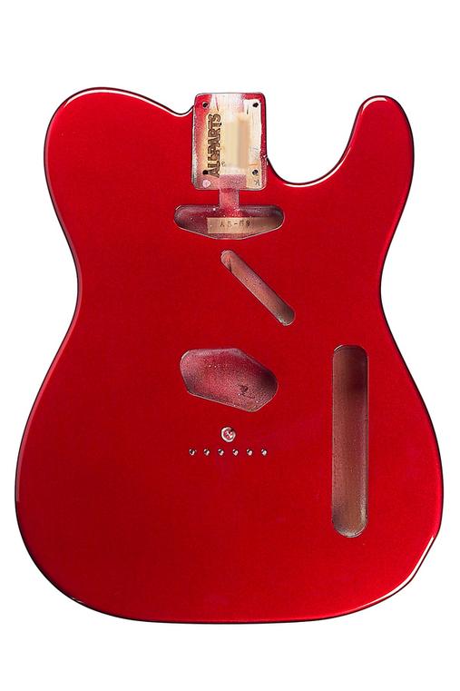 Telecaster Replacement Body, Alder in Candy Apple Red