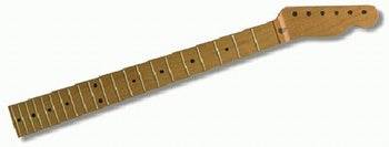 Guitar neck - Replacement neck for Tele® - solid maple - w finish - nitro-cellulose