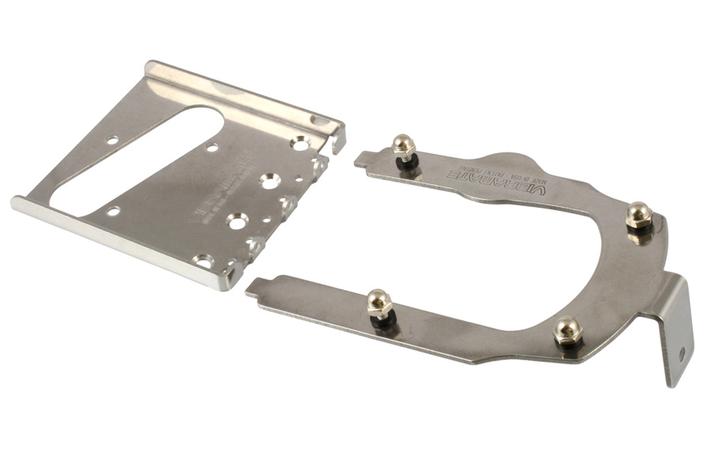 Vibramate V5-TEV-2 adapts Bigsby B5 to fit Tele® without permanent modification - 2-piece - nickel