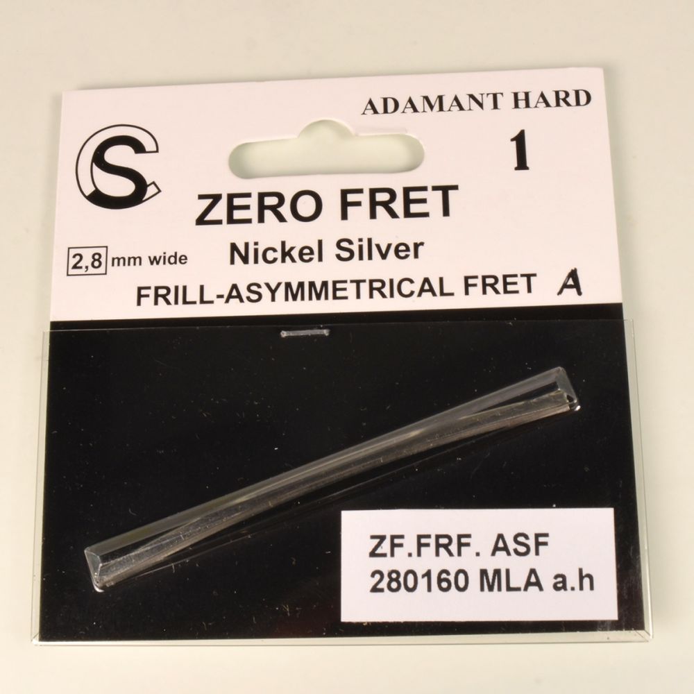 Sintoms Zero Fret, With Tang, 2.8mm wide, 1.6mm high, 25% Nickel Straight Piece