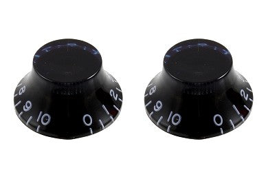 Knobs - bell knobs - vintage style numbers (pack of 2) - colour tint