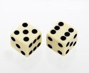 Knobs - dice knobs - w set screw: pack (2)