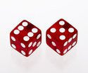Knobs - dice knobs - w set screw: pack (2)
