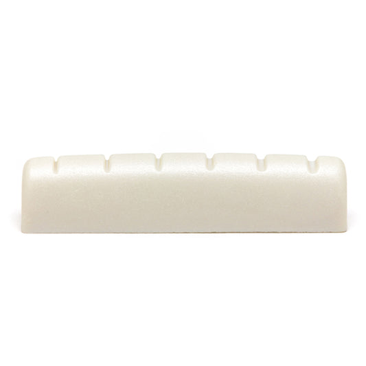 GraphTech nut for Epiphone® with string slots,  1-3/4 x 1/4 x 3/8 inch, (44 x 6 x10mm) - left-handed