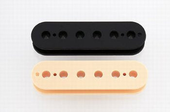 Pickup part - Humbucking plastic bobbin set - slug & pole piece sides - 1-15/16" (49.2mm) - zebra