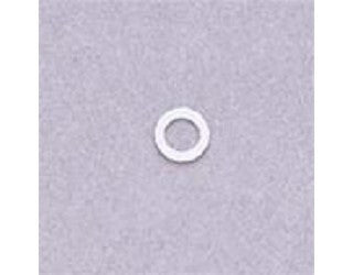 Tuning key washers -plastic - for bass keys, between button and housing (8 pieces) - white
